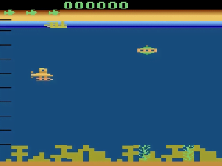 Bermuda Triangle title screen for Atari 2600